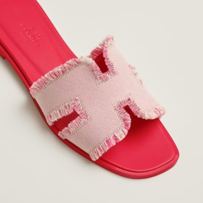 Pink - Oran - Hermès women's shoes & leather footwear | Hermès